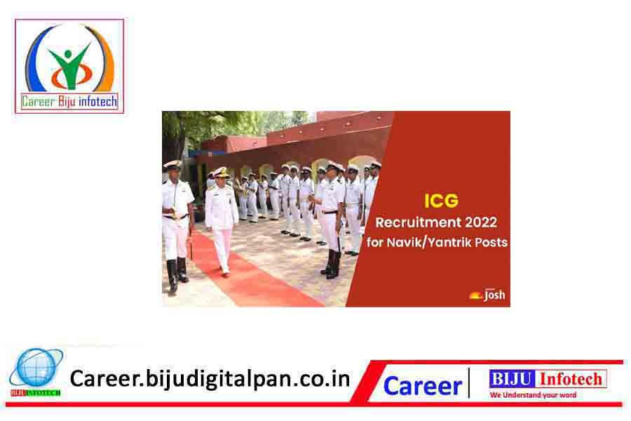 Navik and Yantrik Indian Coast Guard Recruitment post- 300
